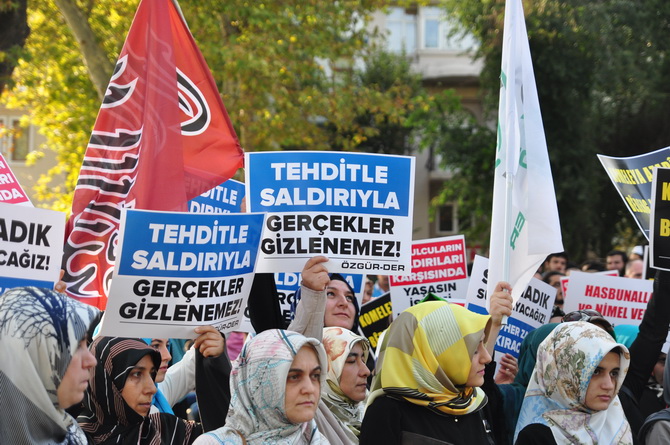 Özgür-Dere Yapılan Saldırılar Protesto Edildi 22