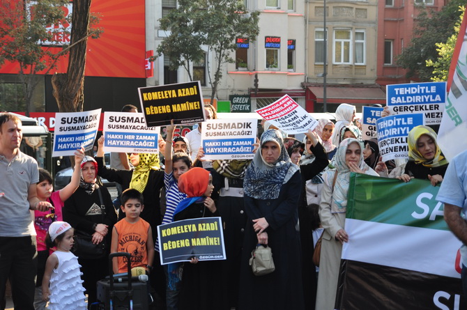 Özgür-Dere Yapılan Saldırılar Protesto Edildi 25