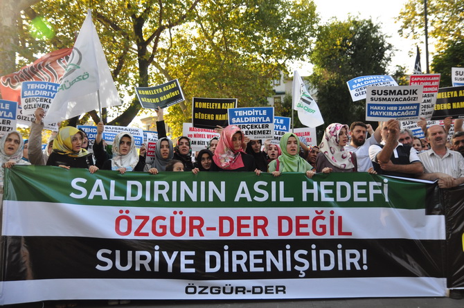 Özgür-Dere Yapılan Saldırılar Protesto Edildi 3