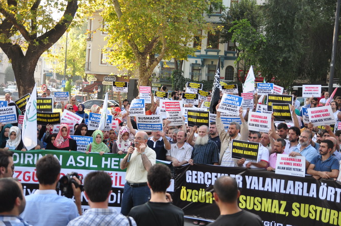 Özgür-Dere Yapılan Saldırılar Protesto Edildi 6