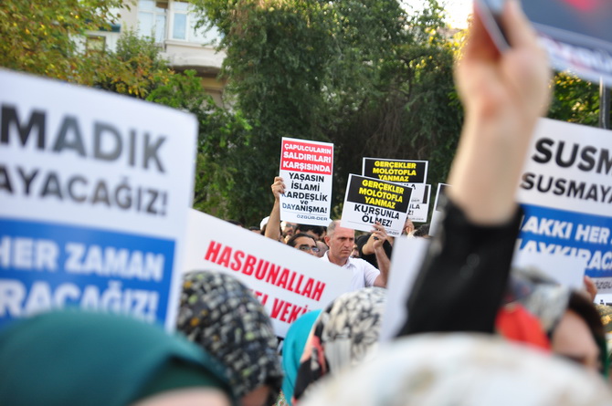 Özgür-Dere Yapılan Saldırılar Protesto Edildi 8