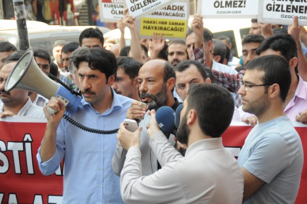 Diyarbakırda Özgür-Dere Yapılan Saldırı Protesto Edildi 14