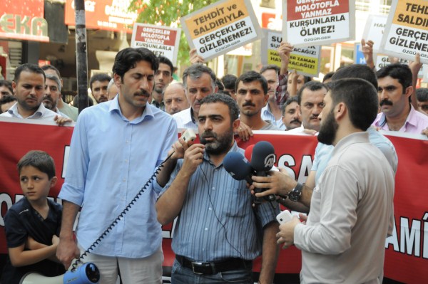 Diyarbakırda Özgür-Dere Yapılan Saldırı Protesto Edildi 15