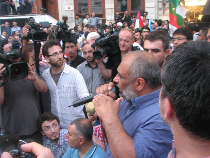 Mısır Katliamı İstiklal Caddesinde Protesto Edildi 14