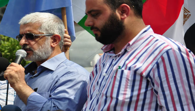 Mısır Katliamı Eyüpte Protesto Edildi 24