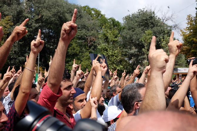 Mısır Katliamı Eyüpte Protesto Edildi 39