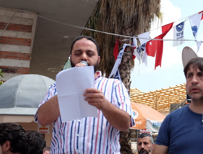 Mısır Katliamı Eyüpte Protesto Edildi 28