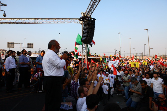 Eminönünde Mısır Cuntasına Lanet Eylemi 10