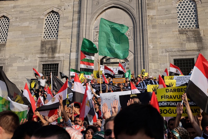 Eminönünde Mısır Cuntasına Lanet Eylemi 27