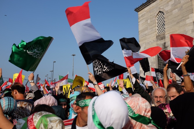 Eminönünde Mısır Cuntasına Lanet Eylemi 29