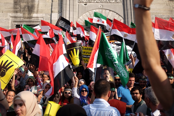 Eminönünde Mısır Cuntasına Lanet Eylemi 32