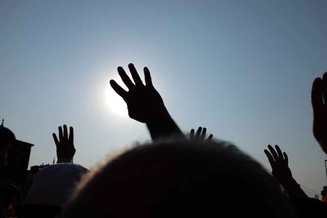 Eminönünde Mısır Cuntasına Lanet Eylemi 39