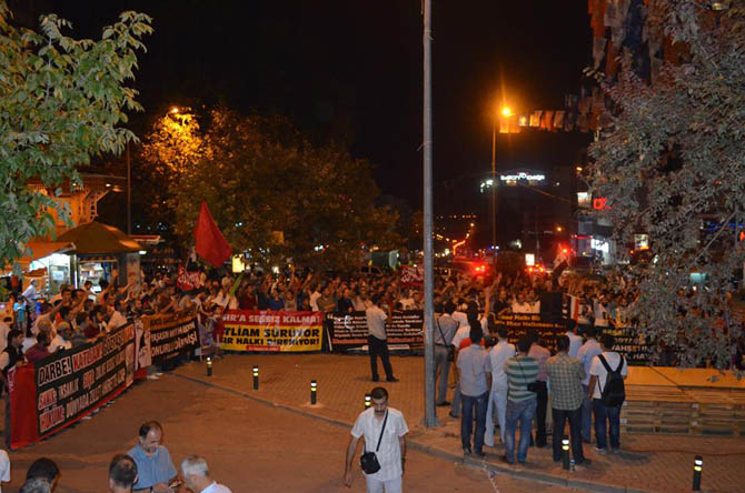 Bursada Mısır Protestosu 13