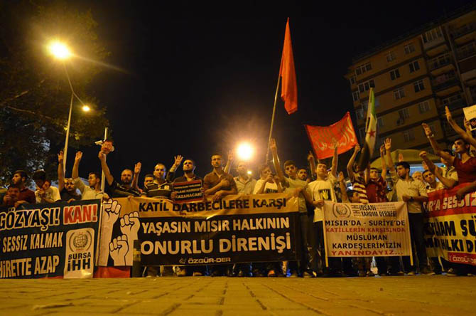 Bursada Mısır Protestosu 16