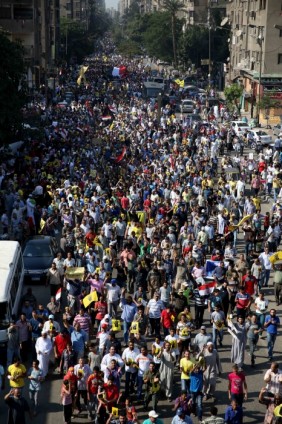 Mısır’da “Şehitlerin Kanına Vefa” Gösterileri 9