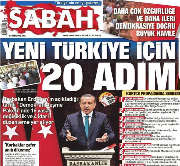 Manşetlerde Demokratikleşme Paketi 18