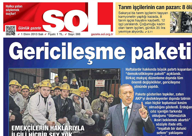 Manşetlerde Demokratikleşme Paketi 19