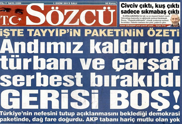 Manşetlerde Demokratikleşme Paketi 20