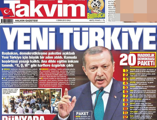 Manşetlerde Demokratikleşme Paketi 22