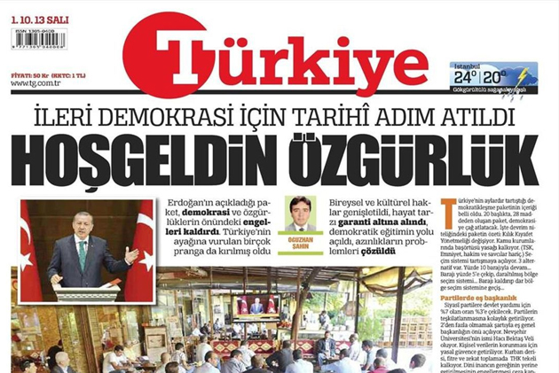 Manşetlerde Demokratikleşme Paketi 24