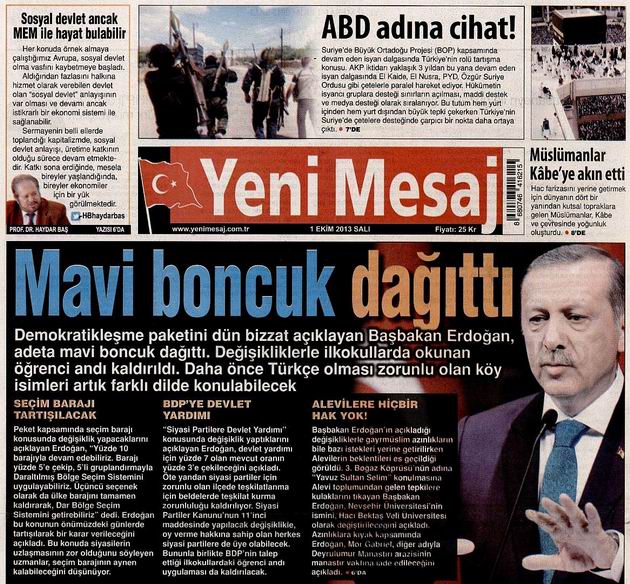 Manşetlerde Demokratikleşme Paketi 27