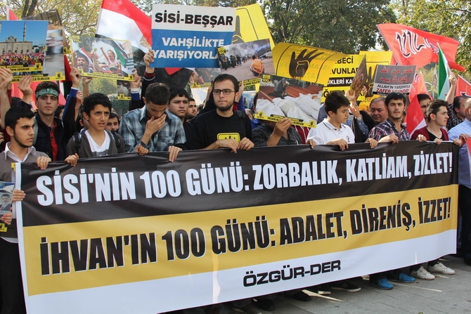 Fatih’te Mısır Cuntası Lanetlendi 5