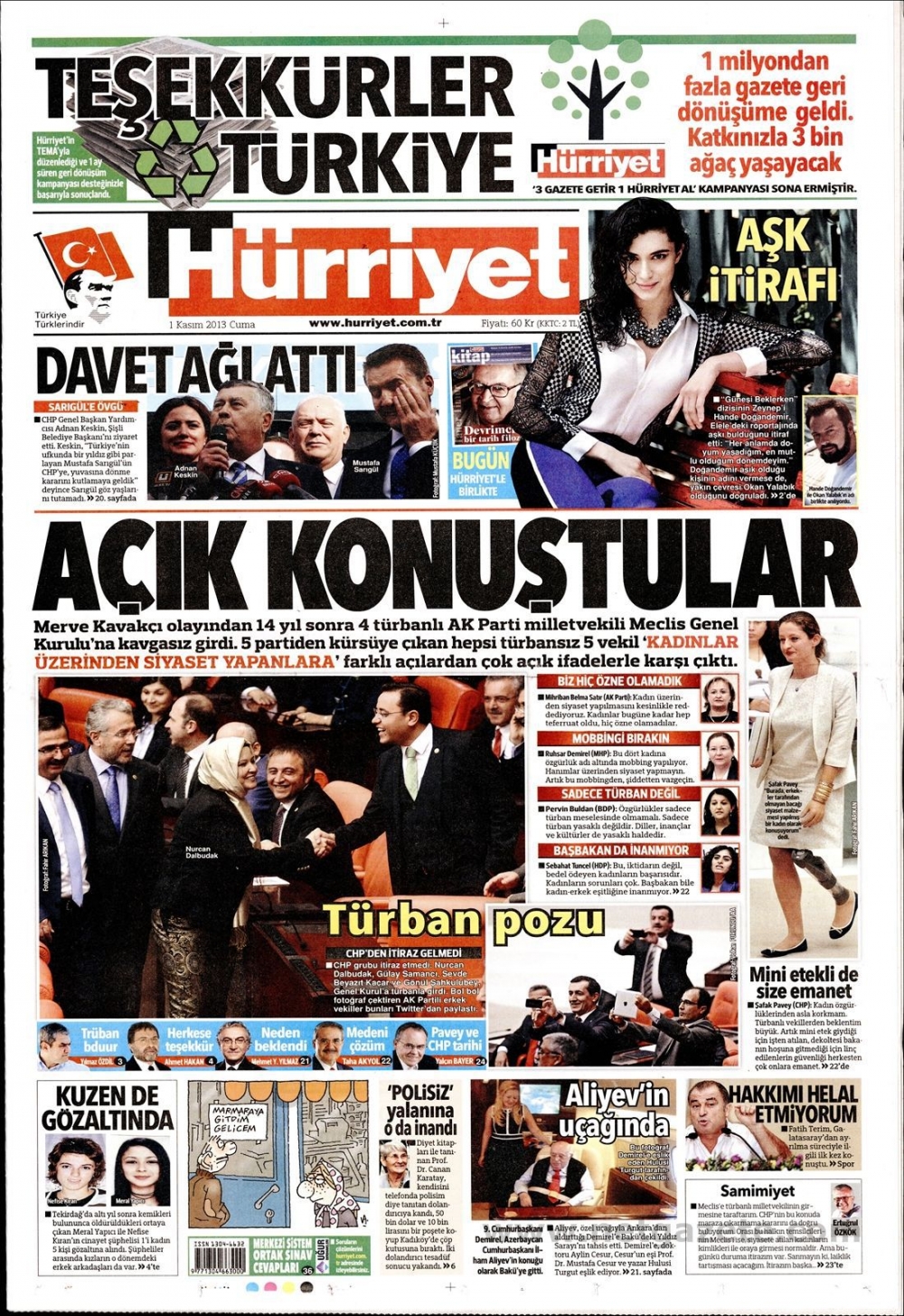 Başörtülü Vekilleri Hangi Gazete Nasıl Gördü? 10