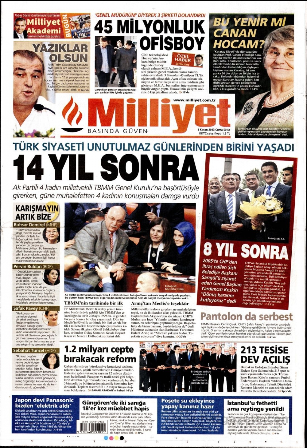 Başörtülü Vekilleri Hangi Gazete Nasıl Gördü? 12