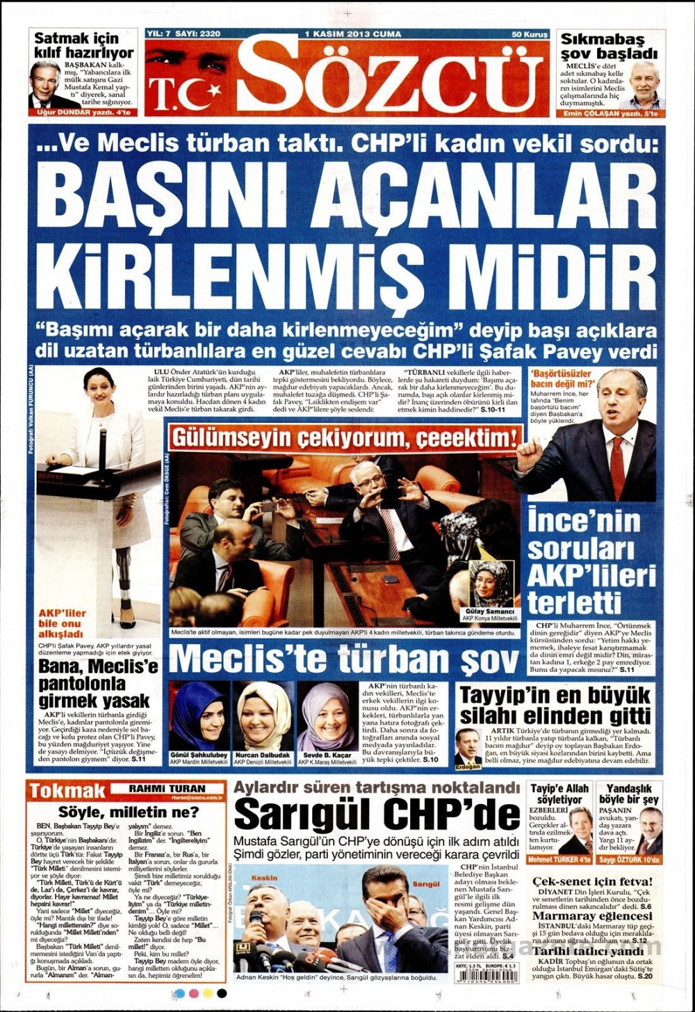 Başörtülü Vekilleri Hangi Gazete Nasıl Gördü? 18