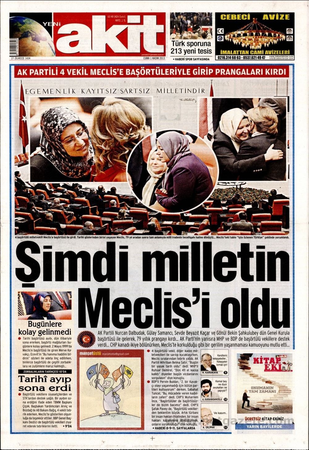 Başörtülü Vekilleri Hangi Gazete Nasıl Gördü? 24