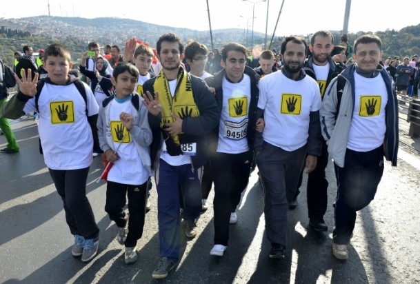"Rabia Kuşağı Gençleri" Mısır ve Suriye İçin Koştu 2