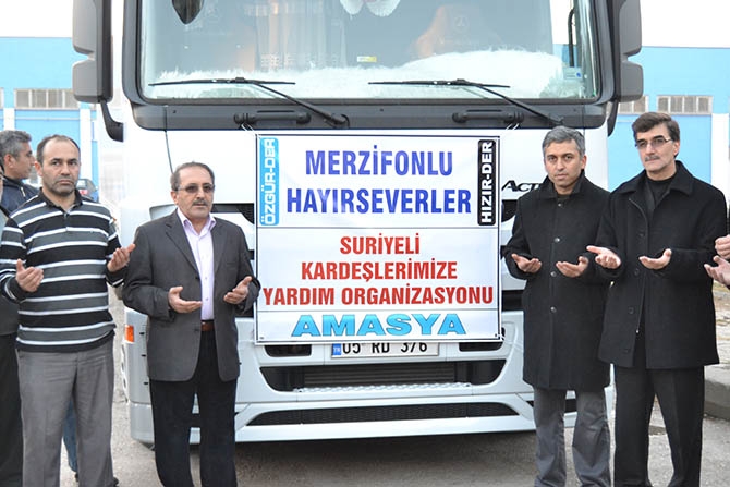 Amasya'dan Suriye'ye Tonlarca Yardım 7