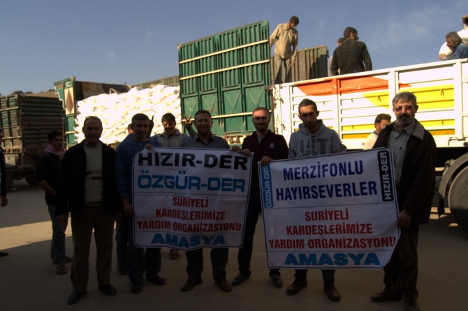 Amasya’dan Yola Çıkan Yardımlar Suriye’ye Ulaştı 20