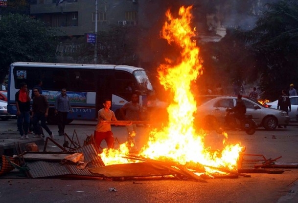 Rabia Katliamının 100. Günü Gösterilerinde Çatışma 14