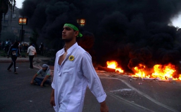 Rabia Katliamının 100. Günü Gösterilerinde Çatışma 15