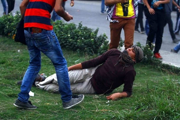 Rabia Katliamının 100. Günü Gösterilerinde Çatışma 20