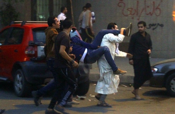 Rabia Katliamının 100. Günü Gösterilerinde Çatışma 7