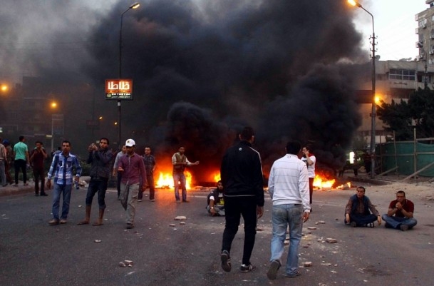 Rabia Katliamının 100. Günü Gösterilerinde Çatışma 9
