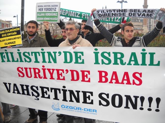 Sivas’ta Suriye, Mısır ve Filistin İçin Eylem 7