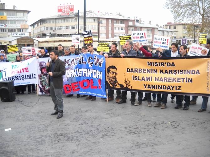 Sivas’ta Suriye, Mısır ve Filistin İçin Eylem 8