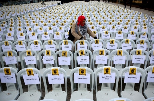 Rabia Platformu'ndan “Sessiz Sandalye” Eylemi 5