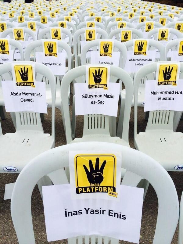 Rabia Platformu'ndan “Sessiz Sandalye” Eylemi 9