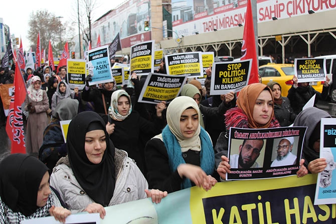 Abdulkadir Molla’nın İdamı Protesto Yürüyüşüyle Kınandı 7