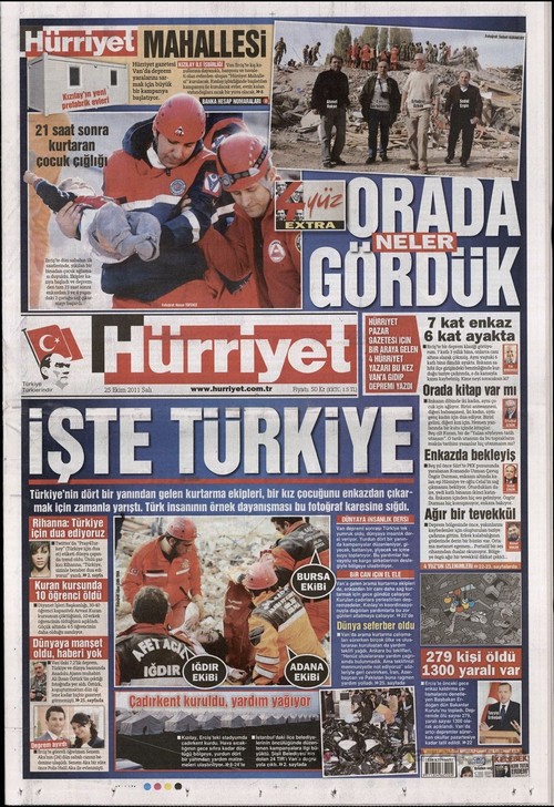 Gazete Manşetleri - 25 Ekim 2011 9