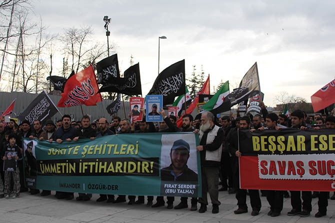 Fatih Camii'nde Suriye Şehitleri İçin Gıyabi Cenaze Namazı 15