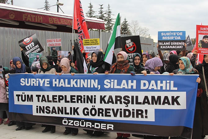 Fatih Camii'nde Suriye Şehitleri İçin Gıyabi Cenaze Namazı 24