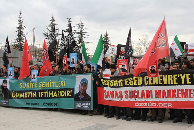 Fatih Camii'nde Suriye Şehitleri İçin Gıyabi Cenaze Namazı 25