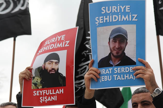 Fatih Camii'nde Suriye Şehitleri İçin Gıyabi Cenaze Namazı 9