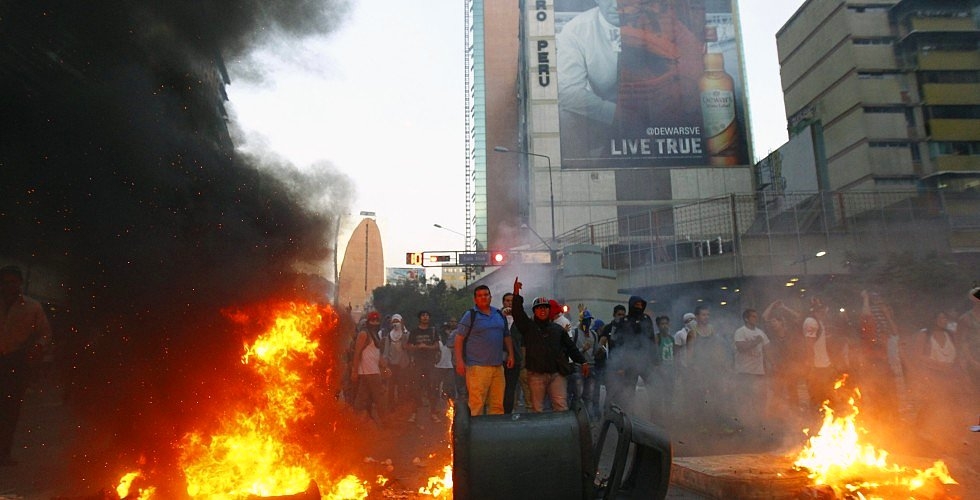 Venezuela'da Hükümet Karşıtı Gösteriler 1