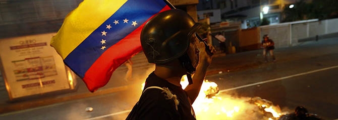 Venezuela'da Hükümet Karşıtı Gösteriler 2